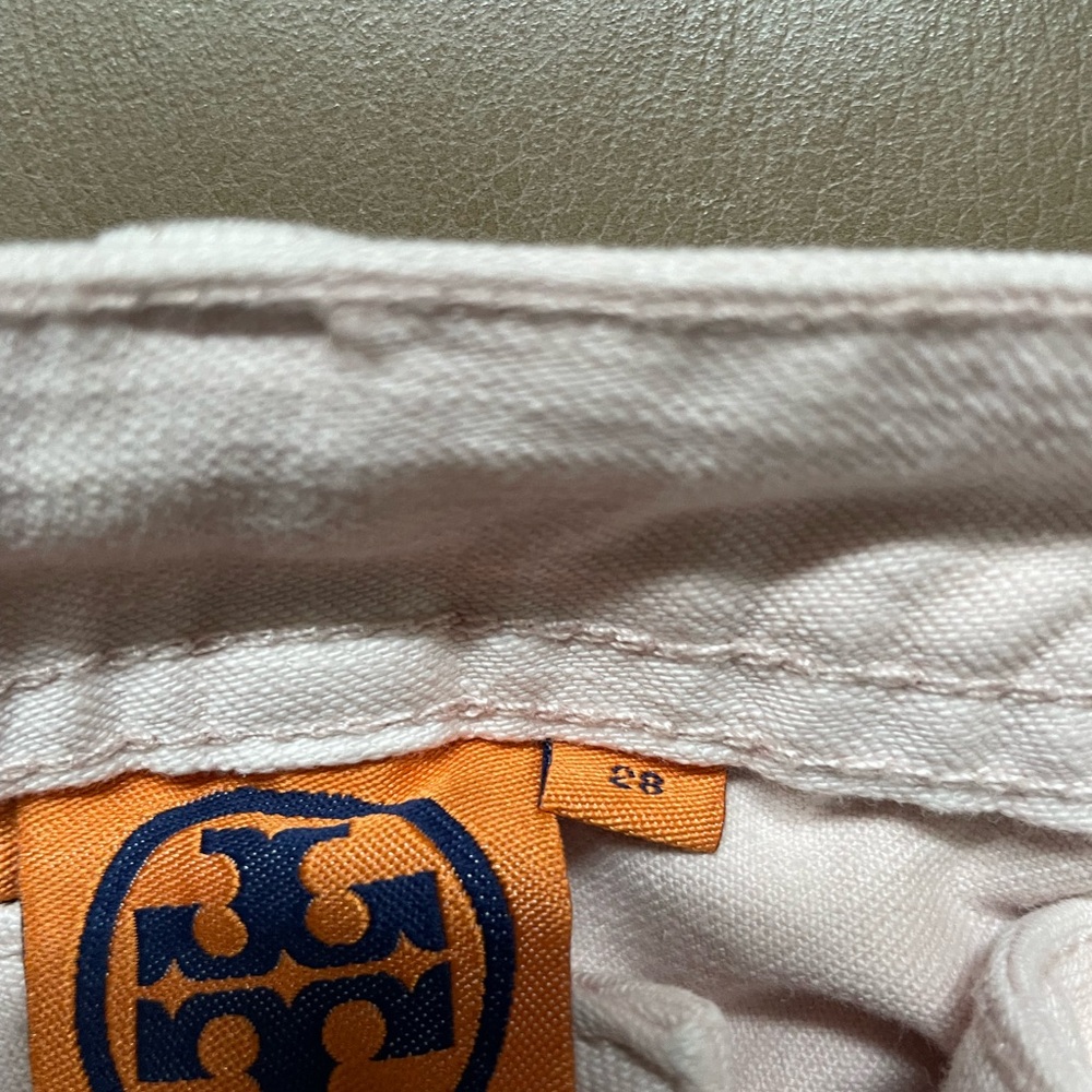 Tory Burch Cream Apparel with Orange Tag